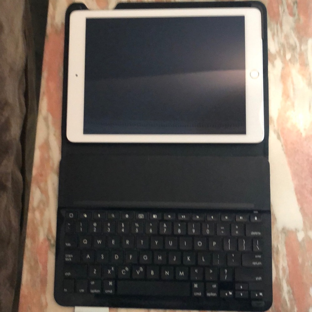 IPad with Black Case